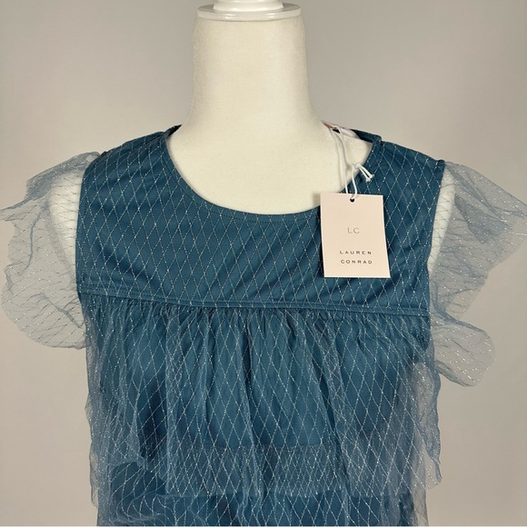 NWT Lauren Conrad Ruffle Tank Top - Picture 3 of 5